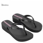 Дамски чехли на платформа Ipamena-83612-Black