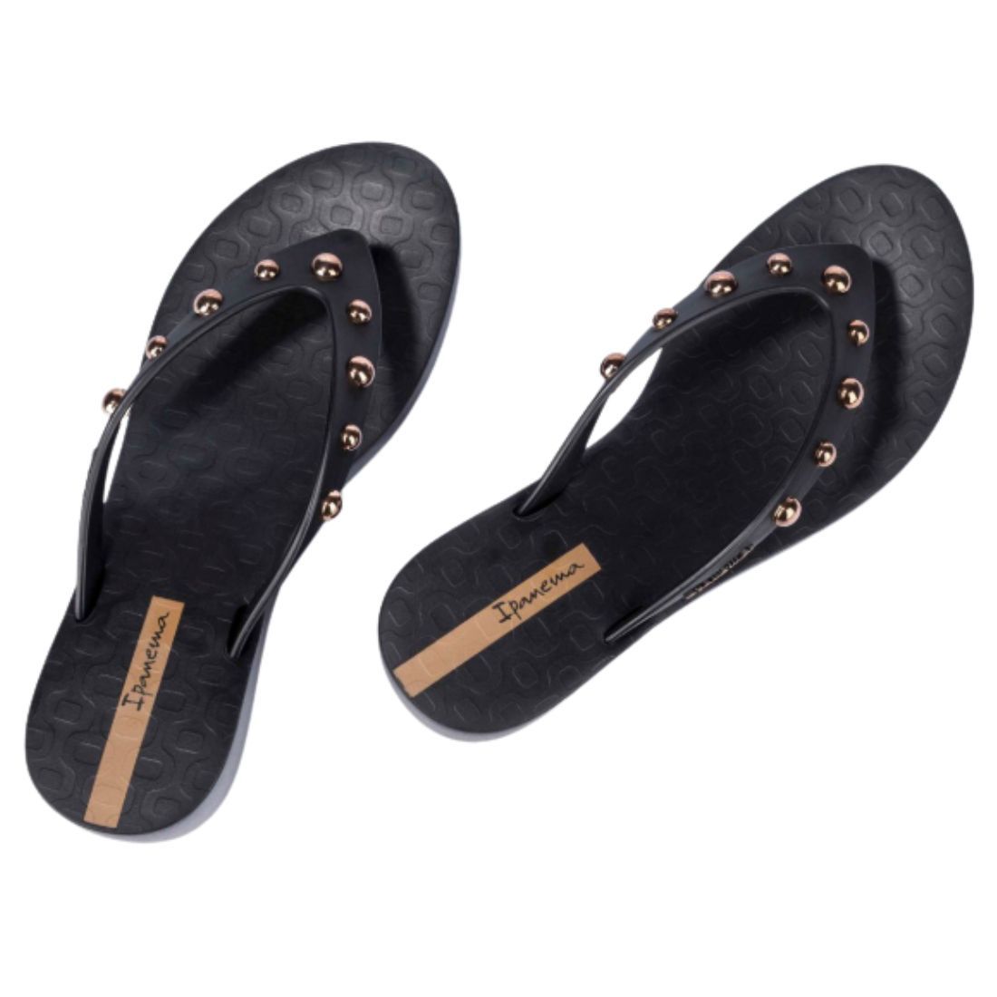 Дамски чехли на платформа Ipanema-83653-Black/Bronze - Image 3