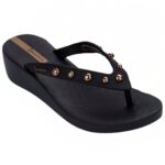 Дамски чехли на платформа Ipanema-83653-Black/Bronze - Image 4