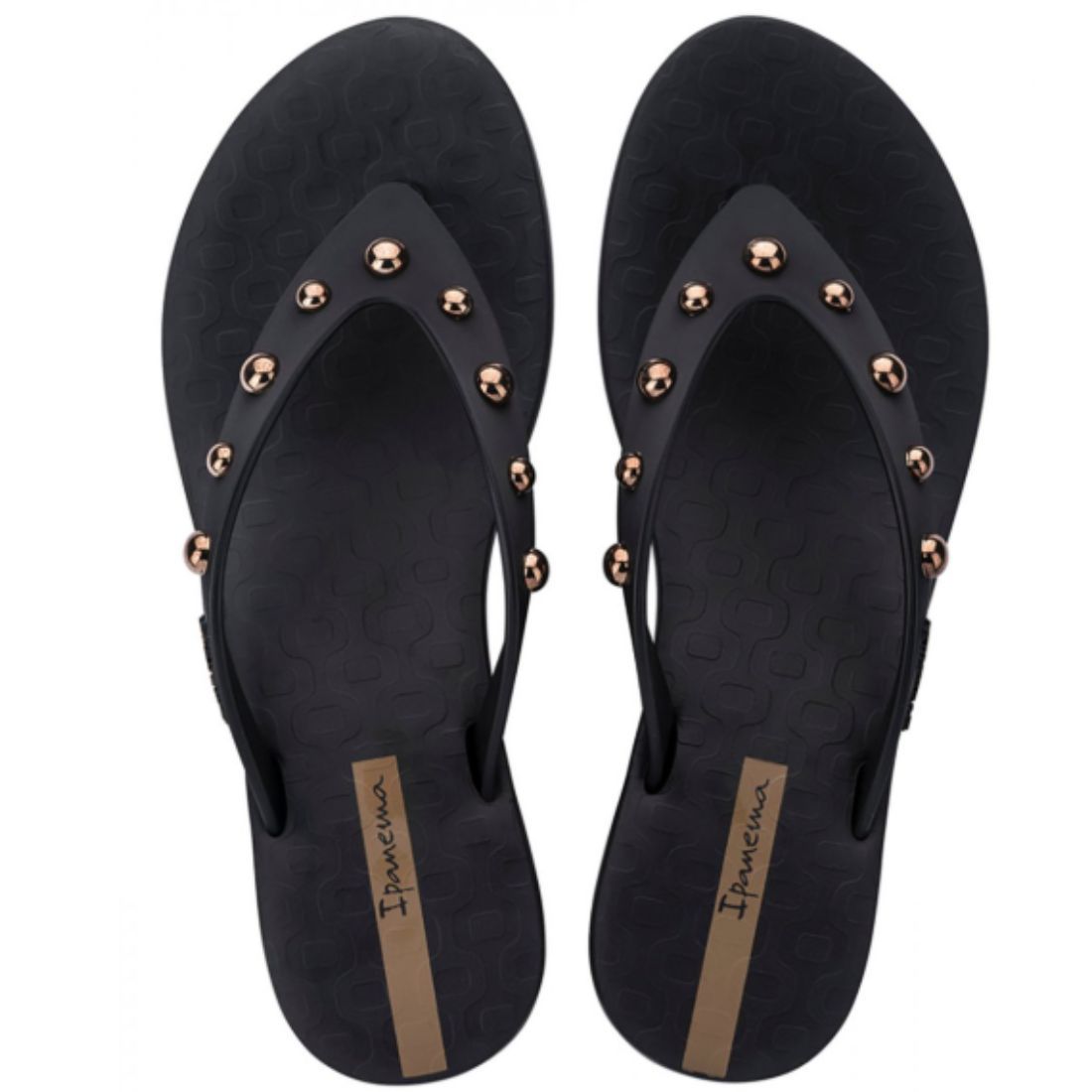 Дамски чехли на платформа Ipanema-83653-Black/Bronze - Image 2