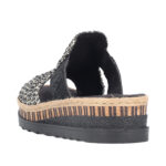 Дамски ежедневни чехли Rieker V7953-00 черни/бежови - Image 6