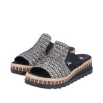 Дамски ежедневни чехли Rieker V7953-00 черни/бежови - Image 2