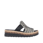 Дамски ежедневни чехли Rieker V7953-00 черни/бежови - Image 5