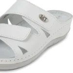 Дамски анатомични чехли Marco Tozzi бели - Image 4