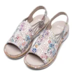 Дамски кожени сандали Ara High Soft цветни - Image 3