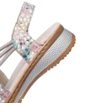 Дамски кожени сандали Ara High Soft цветни - Image 6