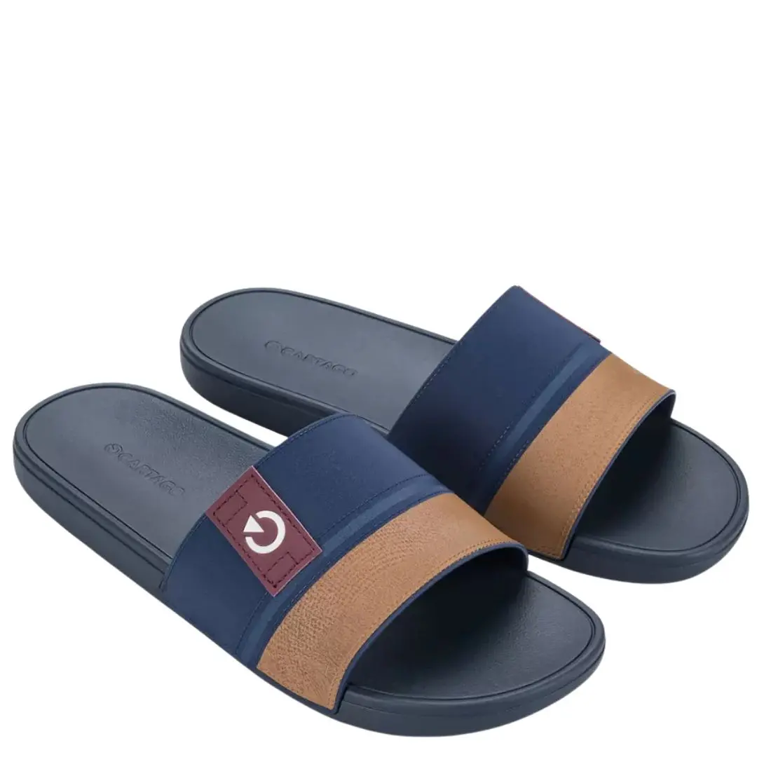 12423-1.jpg Мъжки чехли Cartago-12423-Blue - Image 1