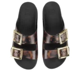 Дамски чехли Zaxy-18954-Black/Brown - Image 2