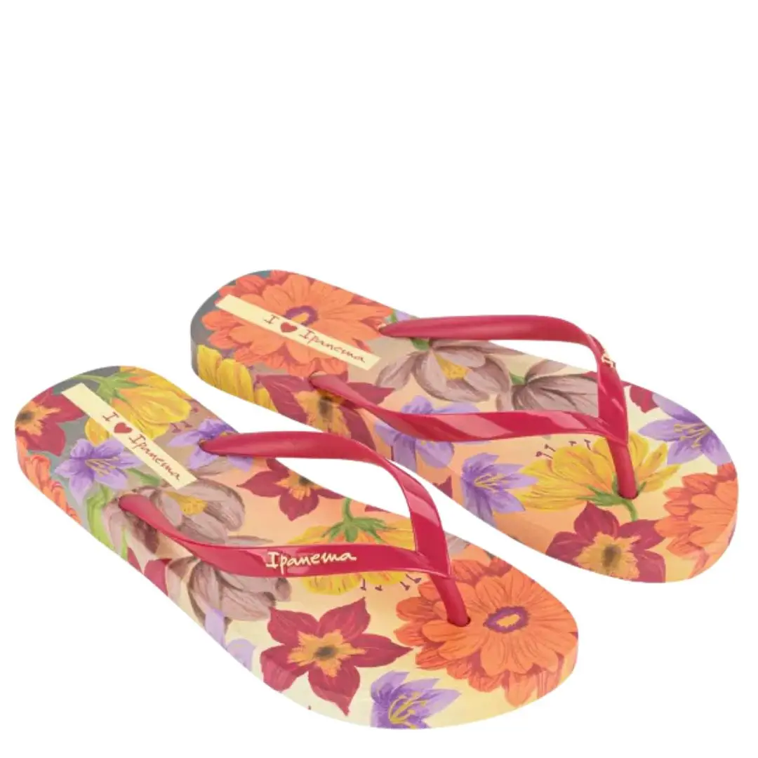 27197-4.jpg Дамски чехли Ipanema-27197-Yellow/Red - Image 1