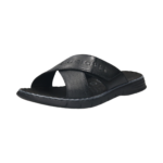 Кожени мъжки чехли Bugatti черни