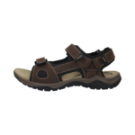 Мъжки кожени сандали Bugatti кафяви - Image 2