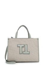 Дамска чанта Tamaris зелена/бежова