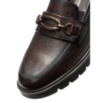 Дамски кожени обувки с грайфер Ara F ширина кафяви - Image 3