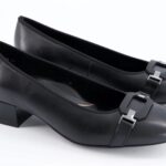 Дамски кожени обувки на ток Ara High Soft H ширина черни - Image 4