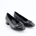 Дамски кожени обувки на ток Ara High Soft H ширина черни - Image 7