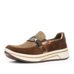 Дамски велурени обувки Ara HighSoft H ширина кафяви - Image 2