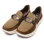 Дамски велурени обувки Ara HighSoft H ширина кафяви - Image 3