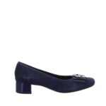 Дамски велурени обувки на ток Ara HighSoft H ширина тъмно сини - Image 4