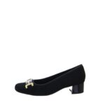 Дамски велурени обувки на ток Ara High Soft H ширина черни - Image 3