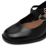 Дамски кожени обувки на ток Tamaris Touch it черни - Image 4