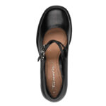 Дамски кожени обувки на ток Tamaris Touch it черни - Image 6