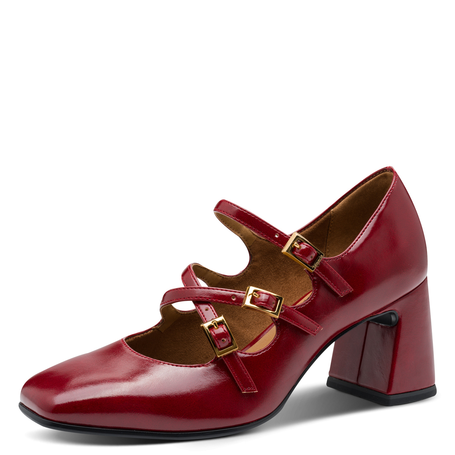 001-22458-45-500-300 Дамски обувки на ток Tamaris Antishokk червени - Image 1