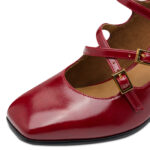 Дамски обувки на ток Tamaris Antishokk червени - Image 5