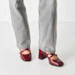 Дамски обувки на ток Tamaris Antishokk червени - Image 3