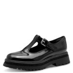 Дамски лачени обувки Tamaris Touch it черни - Image 2