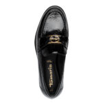 Дамски елегантни обувки/мокасини Tamaris Touch it черен лак - Image 5