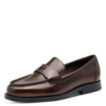 Дамски елегантни обувки/мокасини Tamaris Touch it кафяв лак