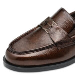 Дамски елегантни обувки/мокасини Tamaris Touch it кафяв лак - Image 4