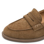 Дамски кожени обувки/мокасини Tamaris Touch it кафяви - Image 3