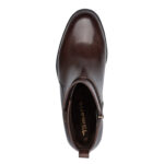 Дамски елегантни боти естествена кожа Tamaris Touch it кафяви - Image 5