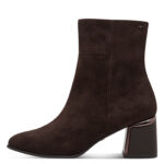 Дамски велурени боти на ток Tamaris Touch it кафяви - Image 2