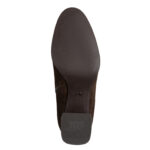 Дамски велурени боти на ток Tamaris Touch it кафяви - Image 6