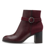 Дамски боти на ток Tamaris Touch it бордо - Image 2