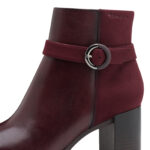Дамски боти на ток Tamaris Touch it бордо - Image 4