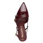 Дамски елегантни обувки на ток Tamaris Touch it бордо - Image 5