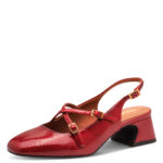 Дамски обувки на ток Tamaris Touch it червени