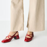 Дамски обувки на ток Tamaris Touch it червени - Image 2