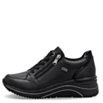 Дамски спортни обувки на платформа/сникърси Remonte Tex D0T03-00 черни - Image 4