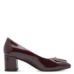 Дамски елегантни обувки на ток Marco Tozzi бордо - Image 3