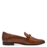 Дамски кожени обувки/мокасини Marco Tozzi Feel Me кафяви - Image 3