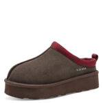 Дамски велурени чехли S.Oliver тъмно кафяви