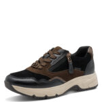 Дамски спортни обувки/сникърси Tamaris Comfort Widefit Duo-tex черни/кафяви