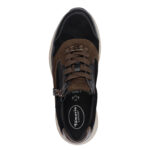 Дамски спортни обувки/сникърси Tamaris Comfort Widefit Duo-tex черни/кафяви - Image 5
