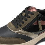 Дамски спортни обувки/сникърси Tamaris Comfort Widefit  черни/цветни - Image 4