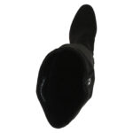 Дамски черни ботуши на ток Caprice ANTISHOKK стреч текстил - Image 4