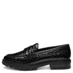 Дамски кожени обувки Ara High Soft черен лак - Image 4